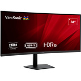 ViewSonic VA3820C LED display 96,5 cm (38") 3840 x 1600 Pixeles Wide Quad HD+ Negro, Monitor LED negro, 96,5 cm (38"), 3840 x 1600 Pixeles, Wide Quad HD+, LED, 4,785 ms, Negro