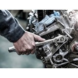 Wera 8100 SC 11 Juego de carraca Zyklop Metal, en pulgadas, 1/2", Kit de herramientas negro/Verde