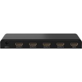 goobay Divisor HDMI 1 a 4 (4K @ 30Hz), Splitter HDMI negro