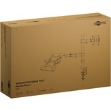 goobay Soporte para monitor con brazo para portátil Flex, Soporte de monitor negro