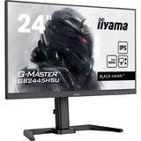 iiyama G-MASTER GB2445HSU-B2 LED display 58,4 cm (23") 1920 x 1080 Pixeles Full HD Negro, Monitor de gaming negro (mate), 58,4 cm (23"), 1920 x 1080 Pixeles, Full HD, LED, 1 ms, Negro