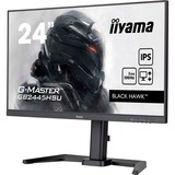 iiyama G-MASTER GB2445HSU-B2 LED display 58,4 cm (23") 1920 x 1080 Pixeles Full HD Negro, Monitor de gaming negro (mate), 58,4 cm (23"), 1920 x 1080 Pixeles, Full HD, LED, 1 ms, Negro
