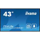 iiyama ProLite LH4365UHSB-B1, Pantalla de gran formato negro