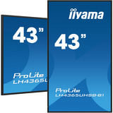 iiyama ProLite LH4365UHSB-B1, Pantalla de gran formato negro