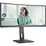 AOC CU34P3CV, Monitor LED negro