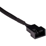 Alphacool Divisor de cable en Y 4 pines a 3x 4 pines PWM, 30 cm, Cable Y negro