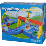 Aquaplay ContainerPort Sets de juguetes, Ferrocarril Sistema de canales, 3 año(s), Azul, Multicolor