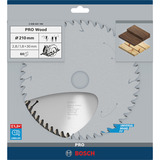 Bosch PRO Wood hoja de sierra circular, Ø 210mm, 60 dientes 