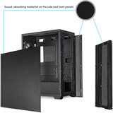Chieftec AS-02B-OP carcasa de ordenador Midi Tower Negro, Cajas de torre negro, Midi Tower, PC, Negro, ATX, micro ATX, Mini-ITX, 16,5 cm, 120,140,240,280,360 mm