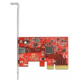 DeLOCK 89035 tarjeta y adaptador de interfaz Interno USB 3.2 Gen 2, Tarjeta de interfaz PCIe, USB 3.2 Gen 2, Perfil bajo, PCIe 3.0, 20 Gbit/s, Windows 10, Windows 8.1