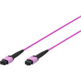 Digitus Cable de parche de fibra óptica, conector hembra MPO, OM4, método A violeta