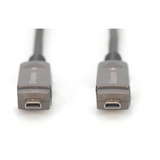 Digitus Cable híbrido de fibra óptica HDMI / Micro HDMI AOC, UHD 4K negro