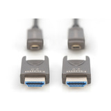 Digitus Cable híbrido de fibra óptica HDMI / Micro HDMI AOC, UHD 4K negro