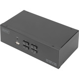 Digitus Conmutador KVM HDMI 4x 1, Switch KVM negro