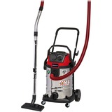 EINHELL 2342465, Aspiradora en húmedo y en seco rojo/Acero fino