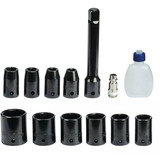 EINHELL Llave de impacto neumática TC-PW 610, Tornillo de percusión negro/Rojo