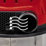 EINHELL TE-VC 2230 SACL, Aspiradora en húmedo y en seco rojo/Acero fino