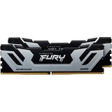 Kingston FURY FURY 48GB 8400MT/s DDR5 CL40 CUDIMM (Kit of 2) Renegade Silver XMP, Memoria RAM plateado/Negro, 48 GB, 2 x 24 GB, DDR5, 288-pin DIMM
