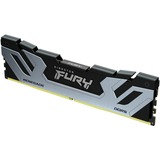 Kingston FURY FURY 48GB 8400MT/s DDR5 CL40 CUDIMM (Kit of 2) Renegade Silver XMP, Memoria RAM plateado/Negro, 48 GB, 2 x 24 GB, DDR5, 288-pin DIMM