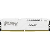 Kingston FURY FURY Beast 32GB 6400MT/s DDR5 CL32 DIMM White EXPO, Memoria RAM blanco, 32 GB, 1 x 32 GB, DDR5, 288-pin DIMM, Blanco