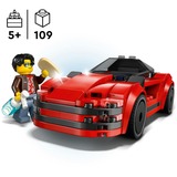 LEGO Deportivo Rojo, Juegos de construcción Juego de construcción, 5 año(s), Plástico, 109 pieza(s), 185 g