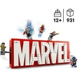 LEGO Logotipo MARVEL y Minifiguras, Juegos de construcción Juego de construcción, 12 año(s), Plástico, 931 pieza(s), 1,38 kg