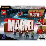 LEGO Logotipo MARVEL y Minifiguras, Juegos de construcción Juego de construcción, 12 año(s), Plástico, 931 pieza(s), 1,38 kg