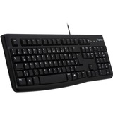 Logitech Keyboard K120 for Business teclado USB QWERTZ Alemán Negro negro, Alámbrico, USB, QWERTZ, Negro