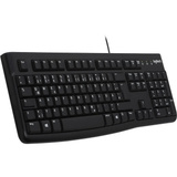 Logitech Keyboard K120 for Business teclado USB QWERTZ Alemán Negro negro, Alámbrico, USB, QWERTZ, Negro