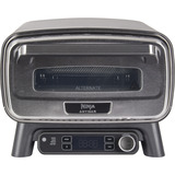 Ninja Artisan Horno eléctrico para pizza de exterior y freidora de aire MO201EU, Horno de pizza gris/Acero fino
