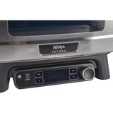 Ninja Artisan Horno eléctrico para pizza de exterior y freidora de aire MO201EU, Horno de pizza gris/Acero fino