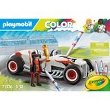 PLAYMOBIL Color Coche de Carreras, Juegos de construcción 
