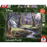 Schmidt Spiele Rompecabezas Thomas Kinkade: Disney Blancanieves, Puzzle 