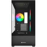 Sharkoon MK6 RGB Reacondicionado, Cajas de torre negro