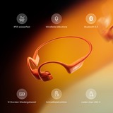 Shokz OpenRun Pro 2 Auriculares Inalámbrico gancho de oreja Deportes Bluetooth Naranja, Auriculares con micrófono naranja, Inalámbrico, Deportes, 20 - 20000 Hz, 30,3 g, Auriculares, Naranja