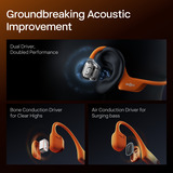 Shokz OpenRun Pro 2, Auriculares con micrófono naranja