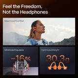 Shokz OpenRun Pro 2, Auriculares con micrófono naranja