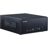 Shuttle XPС slim XH610G2 PC/estación de trabajo barebone Escritorio Negro Intel H610 LGA 1700 negro, Escritorio, Carcasa PC, Intel H610, LGA 1700, DDR5-SDRAM, PCI Express, Serial ATA III