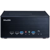 Shuttle XPС slim XH610G2 PC/estación de trabajo barebone Escritorio Negro Intel H610 LGA 1700 negro, Escritorio, Carcasa PC, Intel H610, LGA 1700, DDR5-SDRAM, PCI Express, Serial ATA III