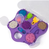 Spin Master Kinetic Sand - Maletín de juego de colores, Juego de arena 