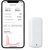 SwitchBot Termómetro exterior IP65 para interior/exterior blanco, Detector blanco