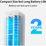 SwitchBot Termómetro exterior IP65 para interior/exterior blanco, Detector blanco