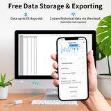 SwitchBot Termómetro exterior IP65 para interior/exterior blanco, Detector blanco