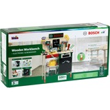 Theo Klein Banco de trabajo de madera Bosch (MDF), Herramientas para niños 