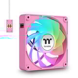 Thermaltake Ventilador de refrigeración para PC CT140 EX Reverse ARGB Sync Rosa rosa neón