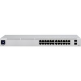 Ubiquiti UniFi USW-24 switch Gestionado L2 Gigabit Ethernet (10/100/1000) Plata, Interruptor/Conmutador Gestionado, L2, Gigabit Ethernet (10/100/1000), Montaje en rack