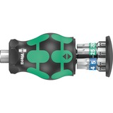 Wera Kraftform Kompakt Stubby Magazin 3 Bit-Satz, Conjuntos de bits negro/Verde