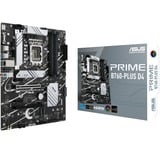 ASUS PRIME B760-PLUS D4 Intel B760 LGA 1700 ATX, Placa base negro/Plateado, Intel, LGA 1700, Intel® Celeron®, Intel® Core™ i3, Intel® Core™ i5, Intel® Core™ i7, Intel® Core™ i9,..., LGA 1700, DDR4-SDRAM, 128 GB