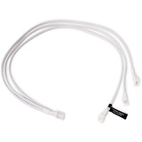 Alphacool Divisor de cable en Y 4 pines a 3x 4 pines PWM, 60 cm, Cable Y blanco