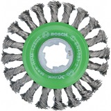 Bosch 2 608 620 733 accesorio para amoladora angular Disco de limpieza, Cepillo Disco de limpieza, Acero inoxidable, 11,5 cm, Bosch, Verde, Acero inoxidable, 12500 RPM